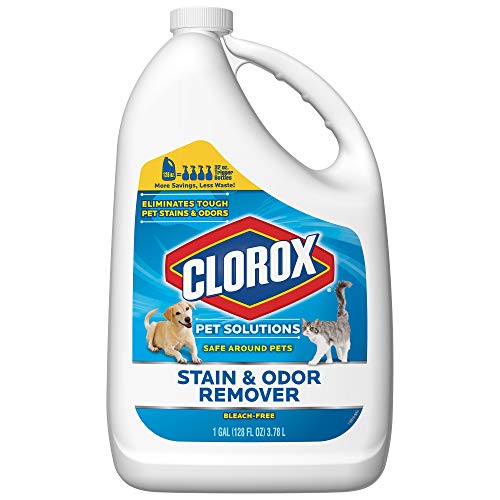 Fresh Step Clorox Pet Solutions Stain & Odor Remover Refill Bottle, 128 fl