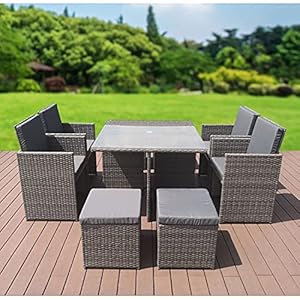 GardenCo Cube Garden Furniture Set ̵...