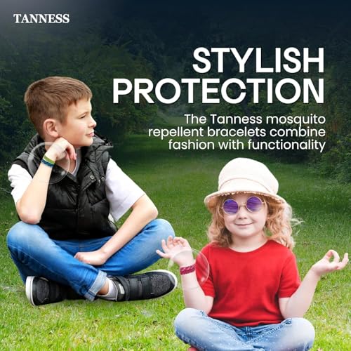 Tanness 12 Pack Mosquito Repellent Bracelet - Long-Lasting Insect & Mosquito Bands, DEET-Free Insect Repellent Bracelet for Kids & Adults, Travel & Holiday Essentials for Outdoor Protection - Image 6