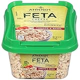 Athenos Crumbled Feta Cheese, Tomato & Basil, 6 Ounce (Pack of 12)