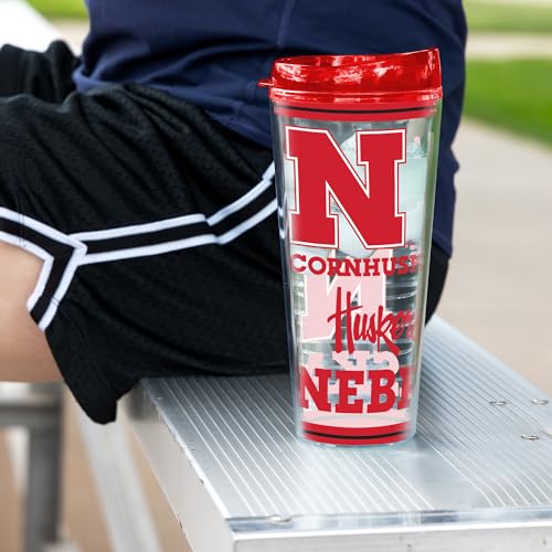 Image of Rico Industries NCAA College Double Wall Mayhem 16oz Or 20oz Tritan Tumbler W Lid