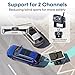 Wireless Backup Camera for Trucks: 1080P HD Display, IP69K Waterproof, Night Vision, Dual-Camera Support, DIY Installation, Customizable Parking Lines by Befumly H21