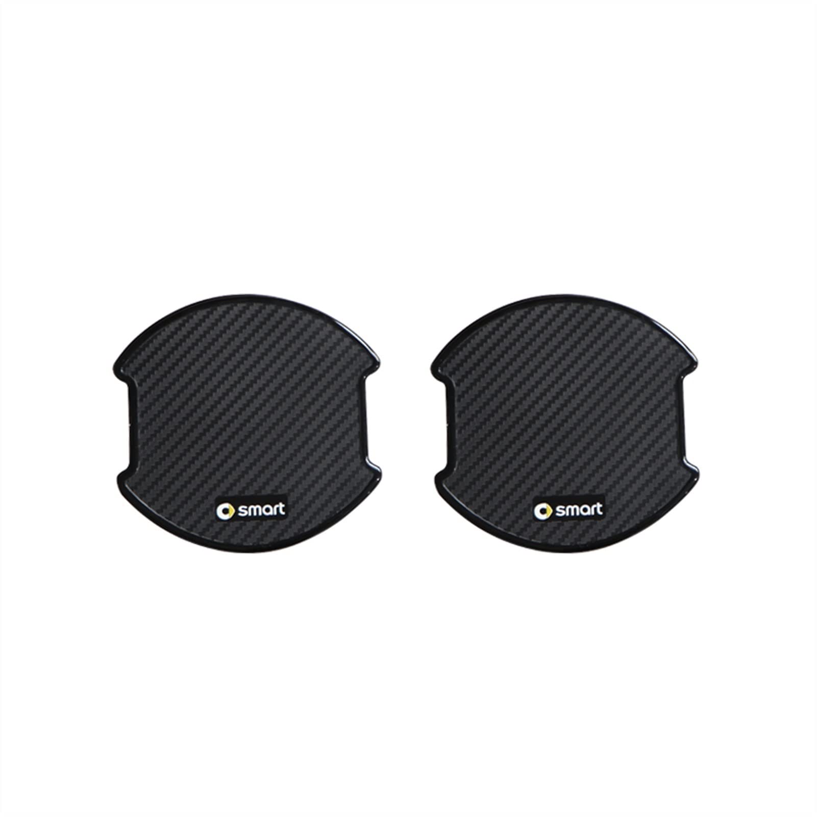Etiqueta engomada de fibra de carbono para la puerta de Smart Fortwo 451 453