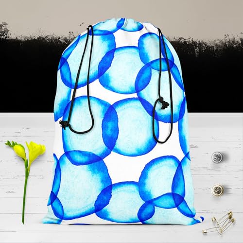 Image of ArtzFolio Soap Bubbles D1 | Reusable Sack Bag | Bag for Gym, Storage, Vegetable & Travel