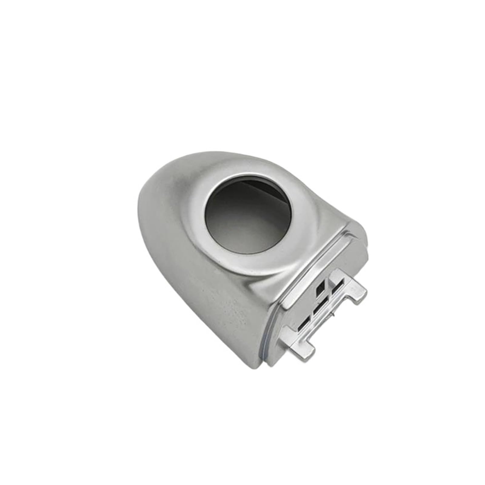 ATGCBCAUF Silver Grey Front Door Outer Handle Trim Molding Cap for Fiat 500X 2016-2021 AQ85SZ0AA Car Exterior Door Handles
