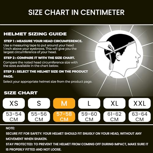 Image of O2 Open Face / Half face Helmet Unisex for Bike Women Men ISI Certified with Clear Visor Smooth Finish Lightweight & Compact (S. Black, 580mm Medium)