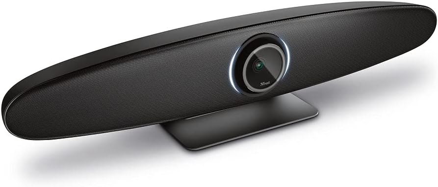 Trust IRIS 4K Ultra High Definition Conference Camera - Plug and Play, Meeting Room/Video Conferencing System with ClearView and ClearSound Technology, All-in-One Solution