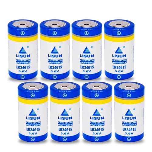 HDSBFCWYGG <- Pack of 8 -> ER34615 3.6v 19000mah Size D Battery for LISUN Multipurpose PLC Programmer