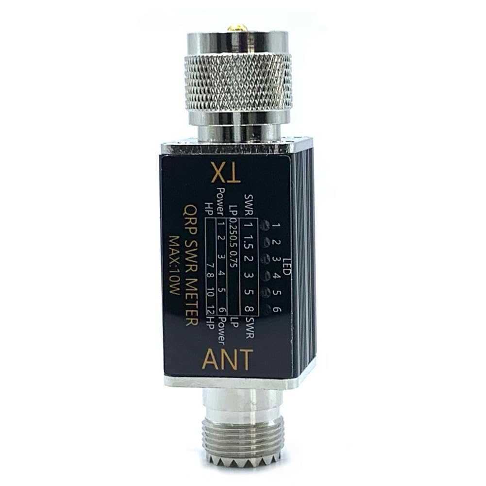 Medidor de ROE portátil para pruebas de campo en antenas de 1-30 MHz y equipos de 10W