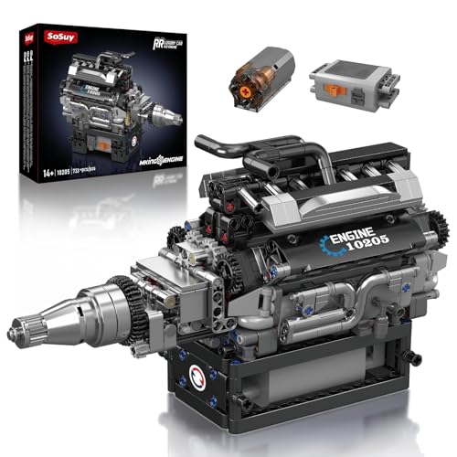 V12 Engine Cars: The 17 Cars That Have V12 Engine (2023) Sosuy RR V12 Motorized Engine Building Block Kit, Electric Motor Drive, Ultra‑Realistic Working...