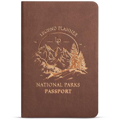 Legend National Parks Passport &ndash; US & Canada Park Passport Book with State Map & Bucket List...