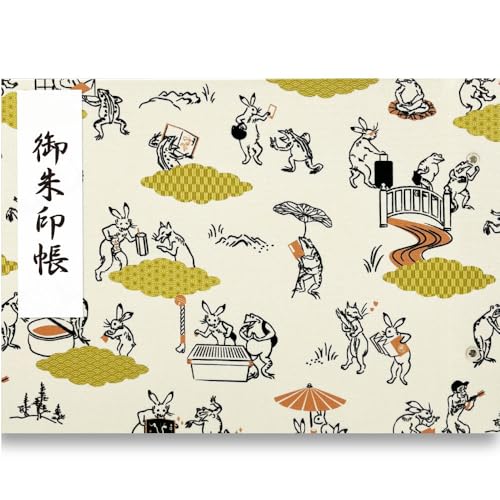 ちびよた つゆ草 可愛らしいホタル 見開き御朱印です Amazon | 京都ちせん 御朱印帳 書き置き用 見開き ポケット