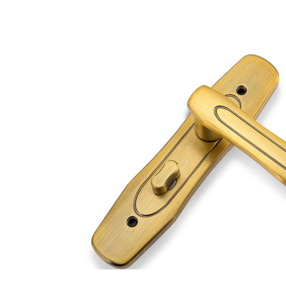 Zamki do drzwi Blokada drzwi WC Łazienka Łazienka Uchwyt Drzwi Blokada Pojedynczy Języka 125mm Otwór Dystans Lock Keyless Łazienka Blokada drzwi (Size : 50mm)