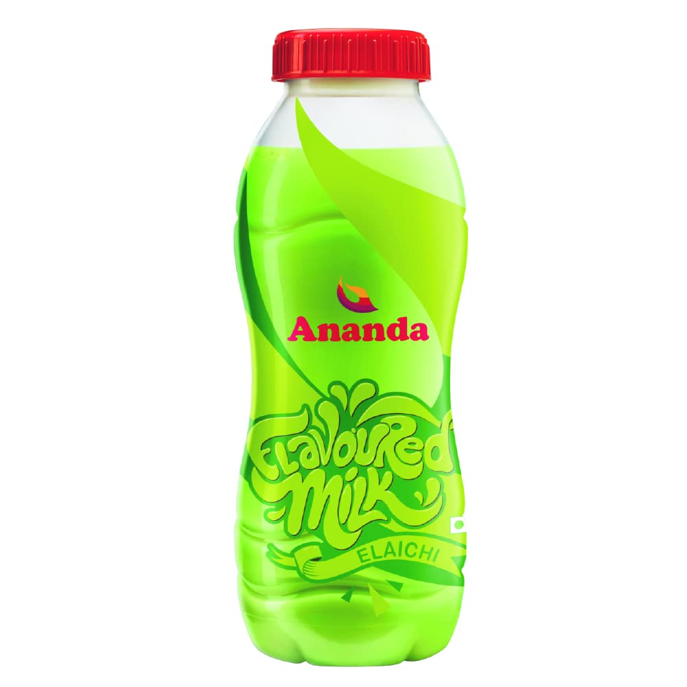 Ananda Elachi Flavoured Milk, 150/160 ml (Weight May Vary)