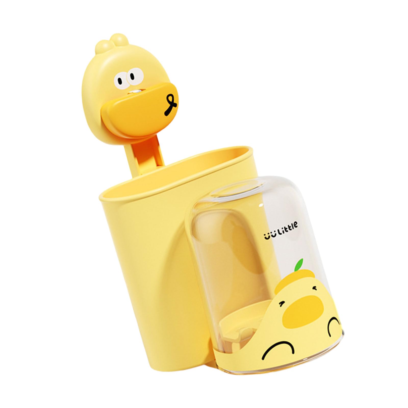 Cartoon Toothbrush Holders for Children Wall Mounted Cups with Strong Suction Space Saving Designs Rack Stylish Mount