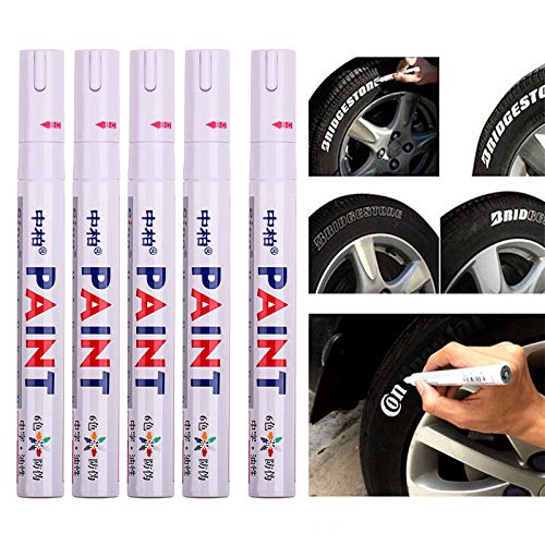 Caneta Retoque - Tira Riscos Veículos - Tinta Automotiva para Pneus e lataria
