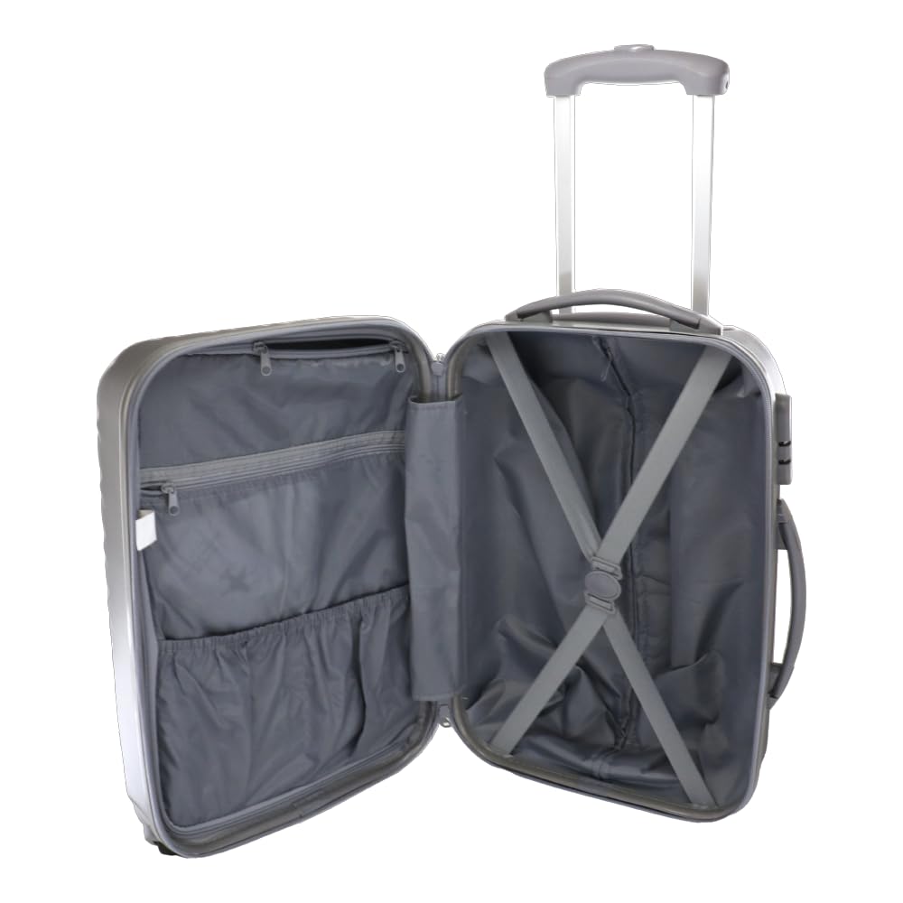 Camomilla Milano Set Valigeria, Set di Valigie, Trolley da Viaggio (40 lt.) + Vanity Case (15 lt.), Materiale Rigido, Ruote Pivotanti