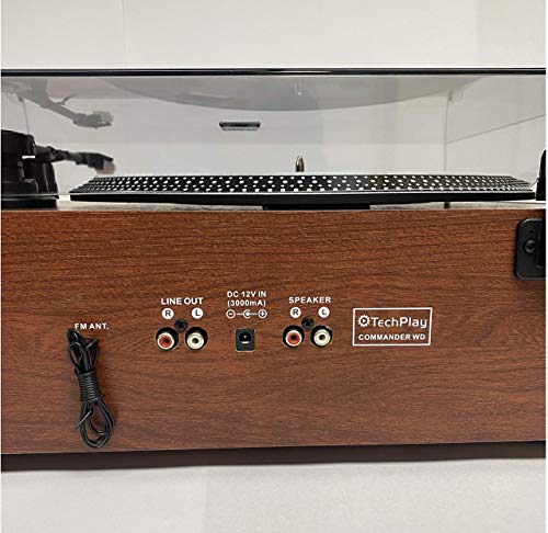 TechPlay Commander, tourne-disque avec contrôle de la hauteur, lecteur CD, amplificateur W/VU, enregistrement Bluetooth… - Les Beatles, Paul McCartney, John Lennon, RIngo Starr, George Harrison TechPlay Commander, tourne-disque avec contrôle de la hauteur, lecteur CD, amplificateur W/VU, enregistrement Bluetooth… – Image 3