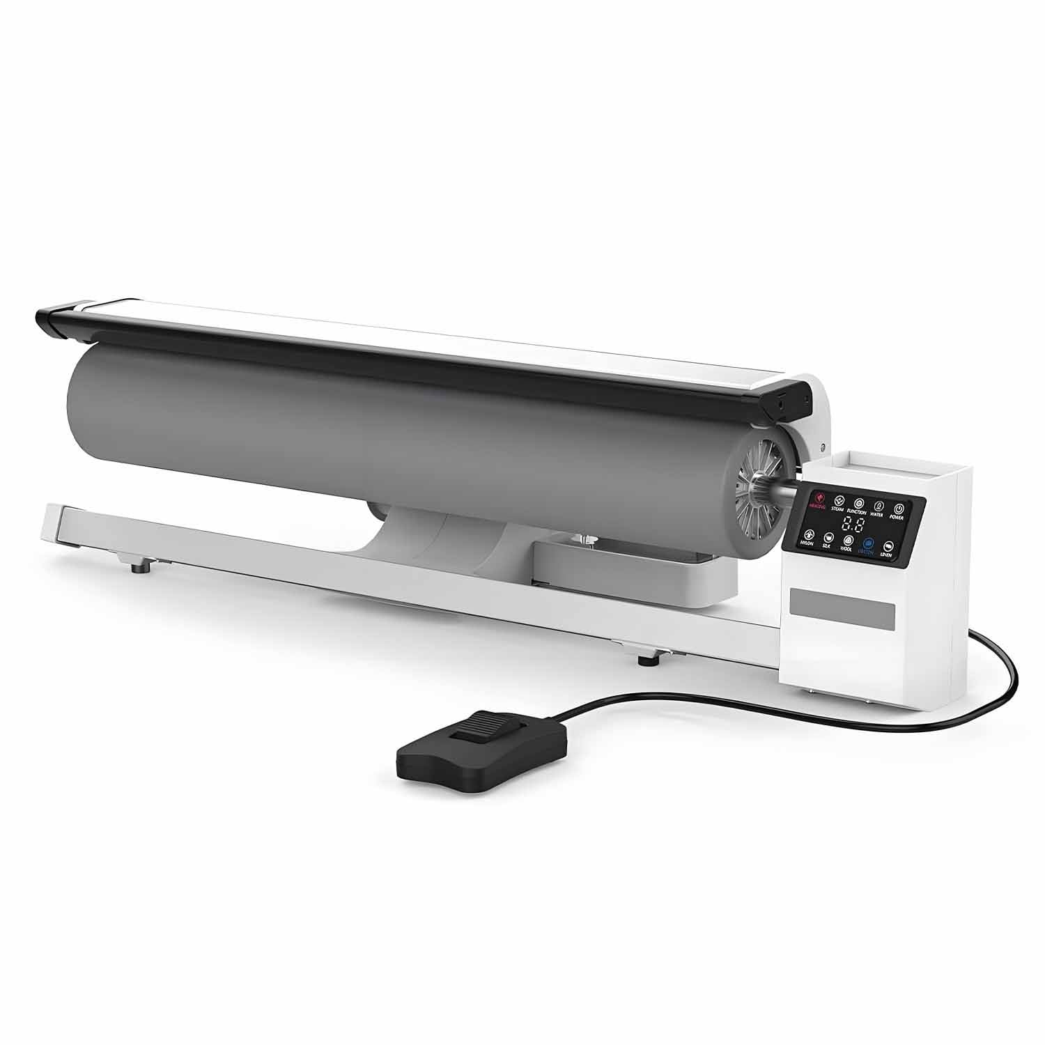 Macchina da stiro professionale a rullo, 2950 W, larghezza di stiratura 91,4 cm, grande serbatoio d'acqua da 2 litri per vestiti, tende, lenzuola