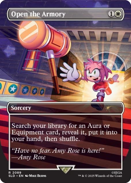 Secret Lair x Sonic the Hedgehog Superdrop: Chasing Adventure (Rainbow Foil)