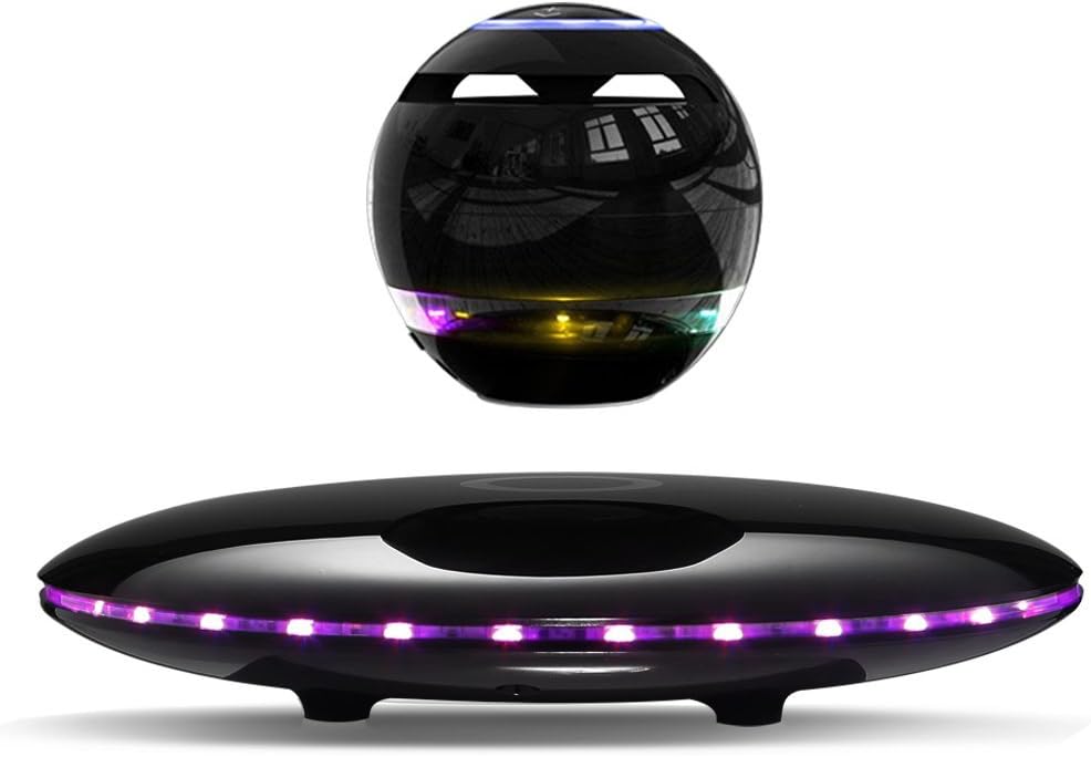 Infinity Orb Magnetic Levitating Speaker Bluetooth 4.0 LED Flash Wireless Floating Speakers with Microphone