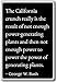 Le crunch californien est vraiment le résultat o. - George W. Bush cite un aimant de réfrigérateur, Noir