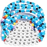 AICase for Enhypen Merch Inspired Friendship Bracelets Set, Kpop Stuff Outfits for Concert Shirt Accessories Fashion Jewelry Merchandise Gifts for Fans Birthday Christmas Stocking Stuffers -V2