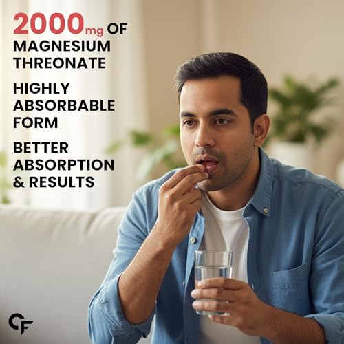 Image of Carbamide Forte L Threonate 2000mg Per Serving | Magnesium Supplement for Memory, Focus & Better Sleep - 60 Veg Magnesium Tablets