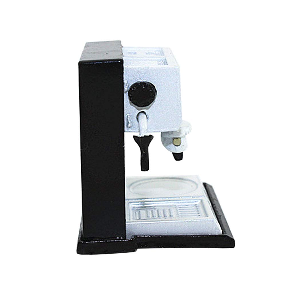 ミニチュアキッチン コーヒー エスプレッソマシン ブラック ドールハウス