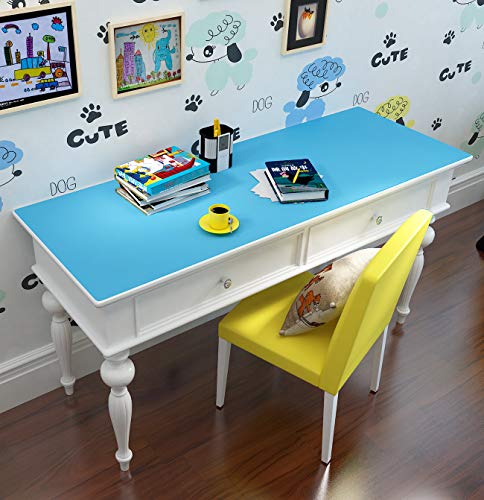 Papel pintado azul cielo mate autoadhesivo lavable FunStick 6