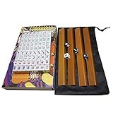 Dieses Mah Jongg Set ist für Erwachsene, um den langen Tag zu töten, perfektes Geschenk für Mahjong-Liebhaber.