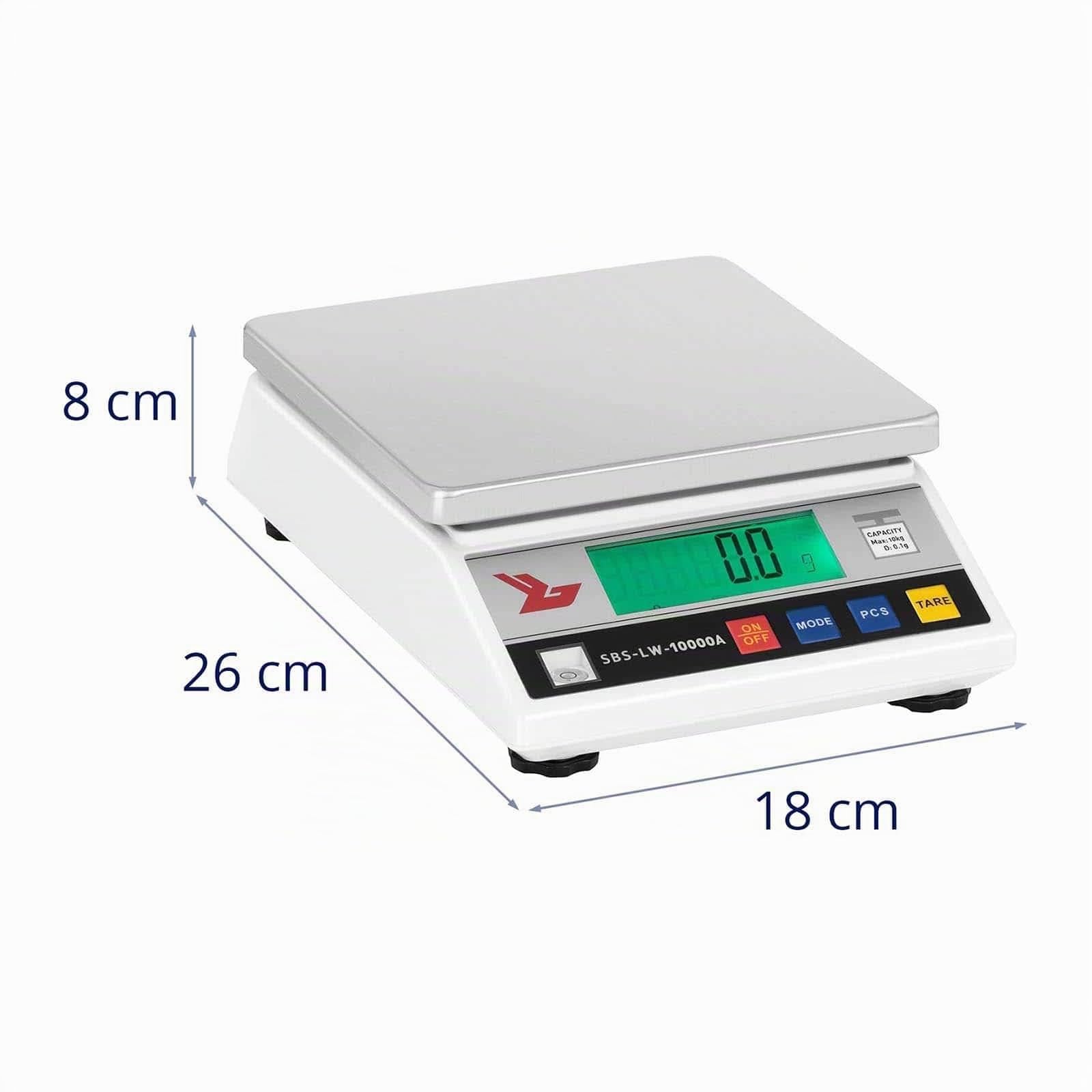 Steinberg Systems Feinwaage 10 000 g/0,1 g Taschenwaage Präzisionswaage Digitalwaage Goldwaage Briefwaage digital