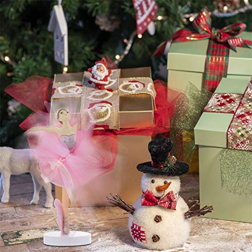 NUOBESTY 3 Pcs Ballet Meninas Cupcake Toppers Rosa Dançando Figurine para Menina Aniversário Festa d