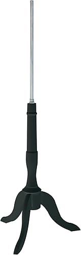 Base de forma de trípode de madera negra