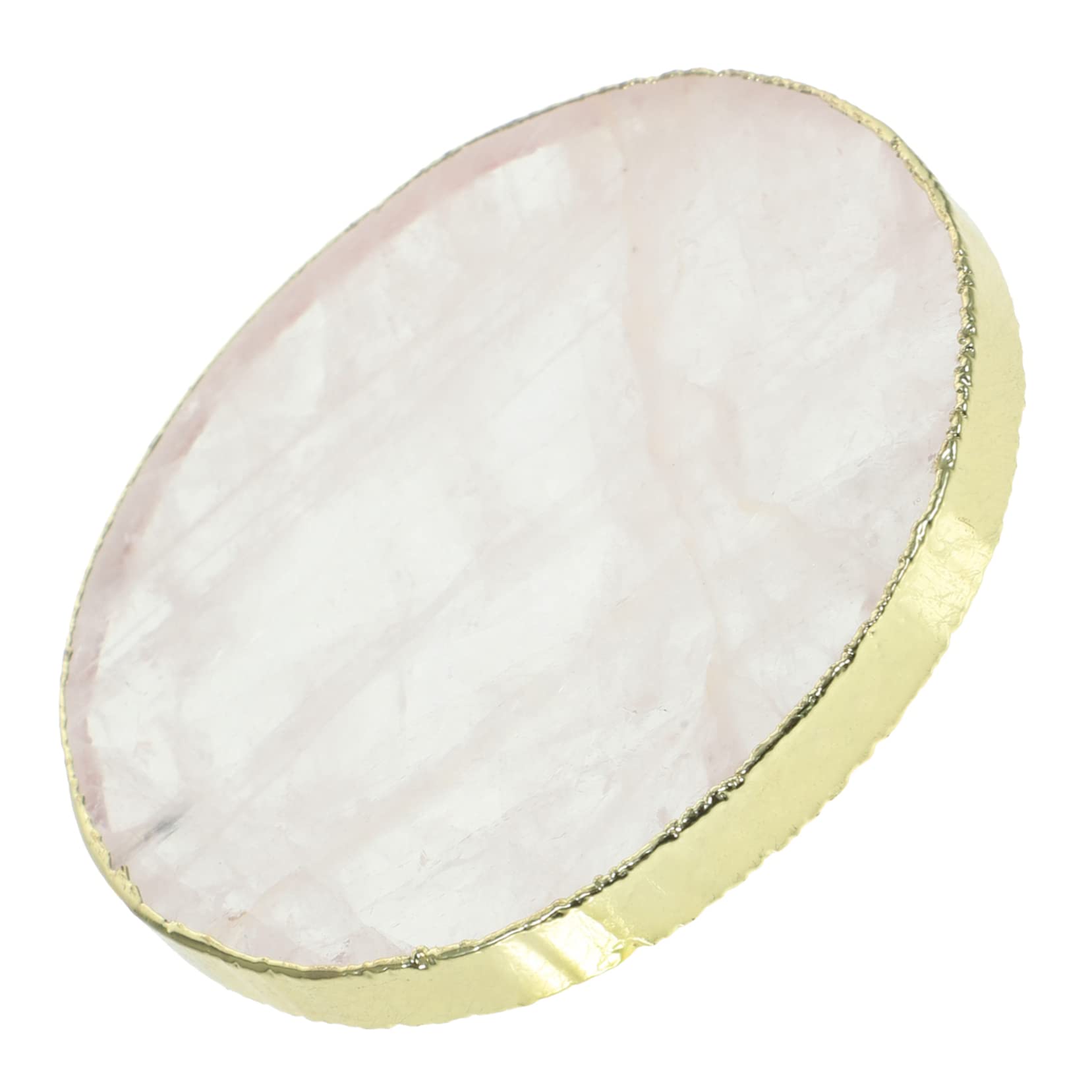 Alipis 2piezas Posavasos De Cristal Natural Borde De Cúpula para Decoración De Mesa para Bodas Aniversarios y Fiestas
