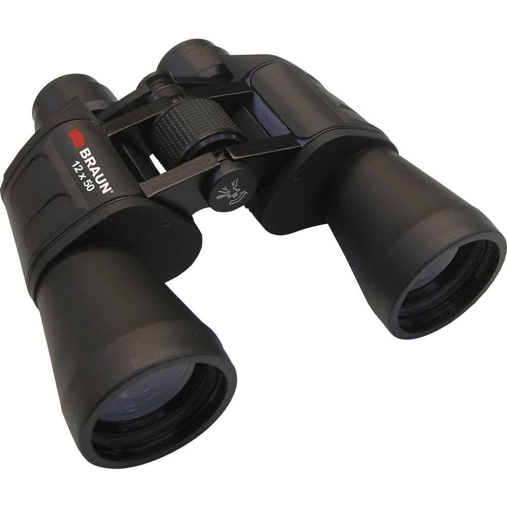 Braun Binoculars 12x50 Porro Prism Black