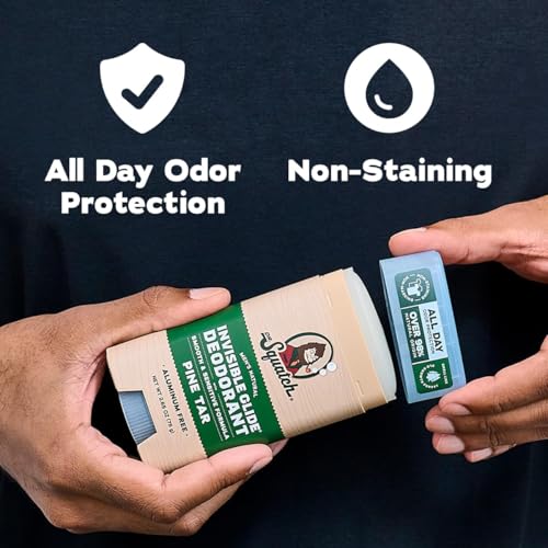 Dr. Squatch Invisible Glide Natural Deodorant Men, Aluminum Free (2-Pack) - image 4