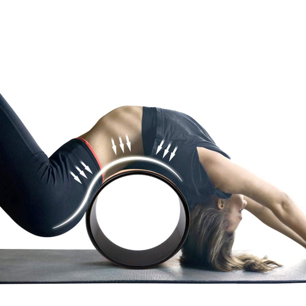 Yoga-Ring, Pilates mit Buddha Lotus, professionelles TPE-Yoga-Kreis, Fitnessstudio, Workout, Rückentrainingsgerät