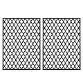 Utheer Cast Iron Grill Grate for Pit Boss 820 850 Series Grill, Pit Boss 820 Series Wood Pellet Grills, Fit Pit Boss Pro Series II 850 Wood Pellet Grill, Pit Boss Grill Replacement Parts, 2 Pack