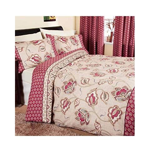 Catherine Lansfield Kashmir Paisley Floral Duvet Set Cover