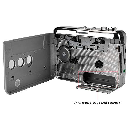 Docooler ezcap218B USB Cassette Captura Cassette Converter Tape-to-MP3 em estéreo Computador HiFi Qu