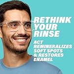 ACT Restoring Zero Alcohol Fluoride Mouthwash 33.8 fl. oz. Strengthens Tooth Enamel, Mint Burst - Image 3