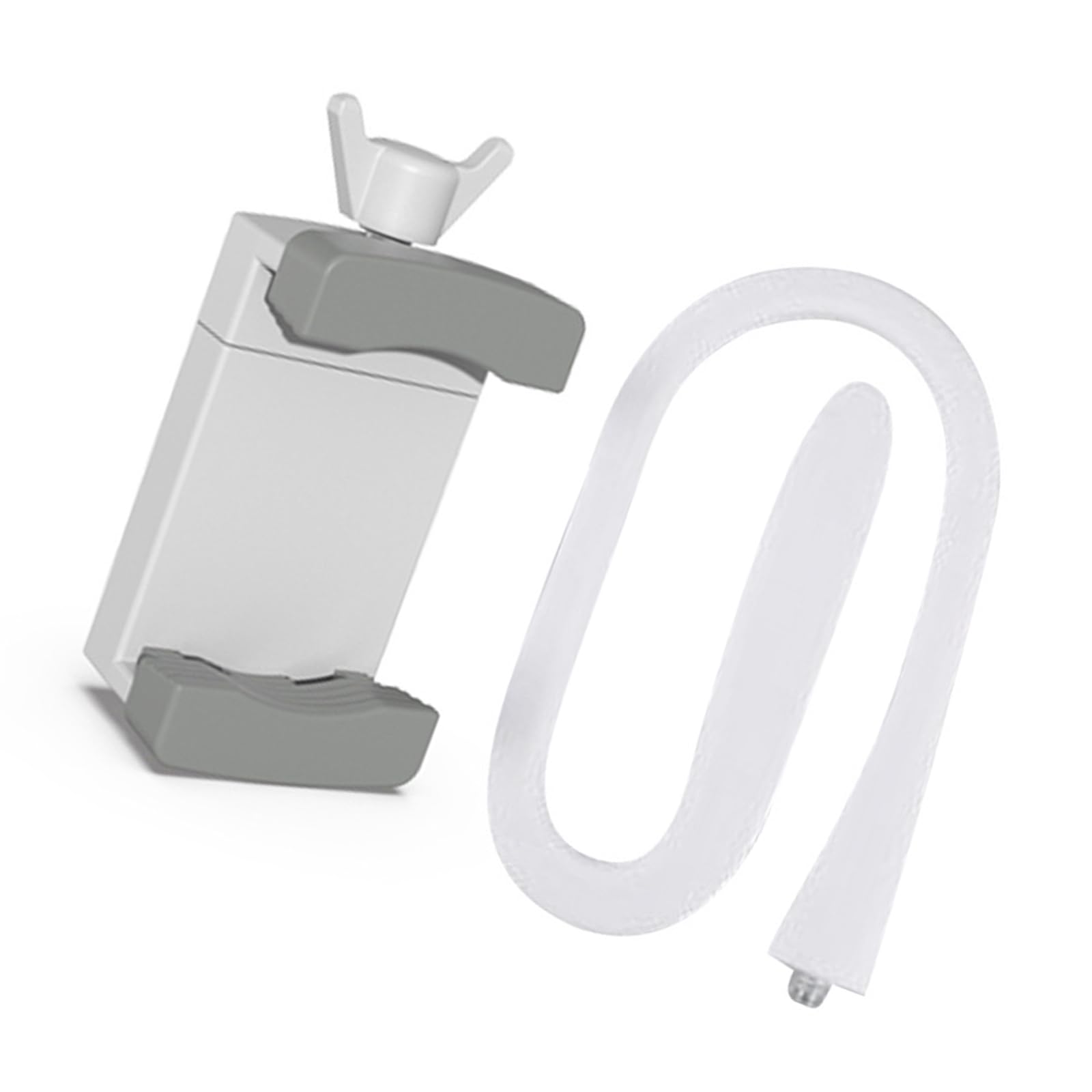 Kalttoy White Universally Baby Camera Mount Holder Bracket With Flexible Gooseneck And Antislip Clamp For Optimally Viewing Angled Baby Monitor Arm Bracket