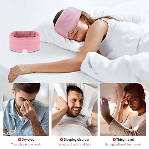 Kingpavonini Sleep Mask For Women Men 100% Handmade Cotton thumb #1