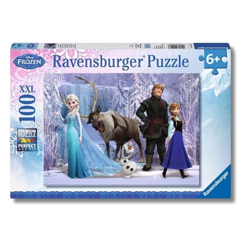 Disney - Frozen: la Reina de Las Nieves, Puzzle de 100 Piezas XXL (Ravensburger 10516 8)