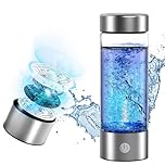Hydrogen Water Bottle 420ml Portable Generator – 1500-2200 PPB SPE/PEM Technology, 3-Minute Hydrogen-Rich Infusion, USB Rechargeable Ionizer Flask for Home, Gym, Office & Travel – Aria Asia