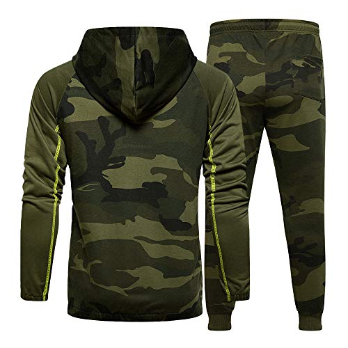 Image of MANLUODANNI Men's Tracksuit Athletic Casual Full Zip Jogging Sweatsuit