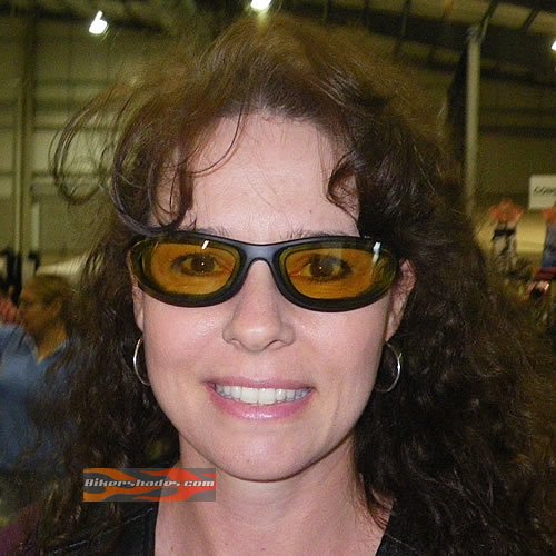 Bikershades Yellow Night Vision Motorcycle Safety Glasses Foam Padded For Men And Women With Polycarbonate Lenses. #TOP7