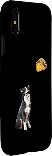 Miniatura 9 de Funda para iPhone 12 Pro Max Border Collie mirando a Taco, divertida funda Border Collie