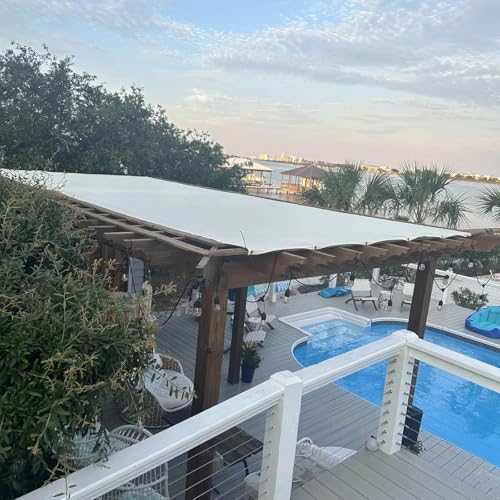 Voile d'ombrage en maille 4x5m pour terrasse et jardin - 4
